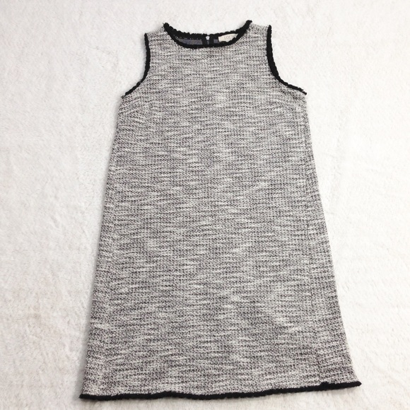 Loft Fringe Tweed Shift Dress - Picture 1 of 7